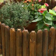 鑫源森 碳化防腐木花壇行/庭院木柵欄圍欄護(hù)欄/圍攏花盆/戶外園藝